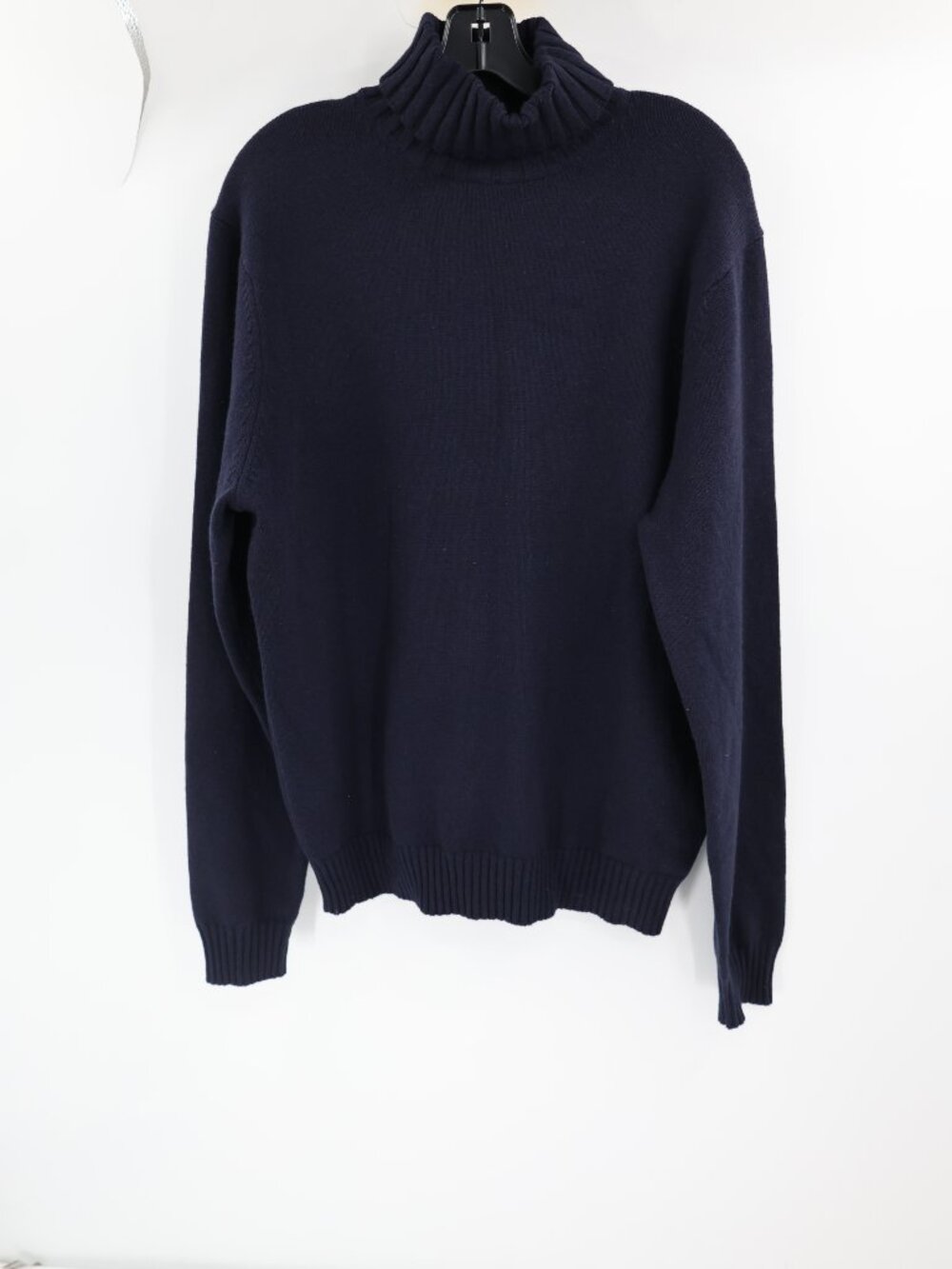Suitsupply Sweater Men XL Wool Cashmere Knit Turtleneck Long Sleeve quiet luxury